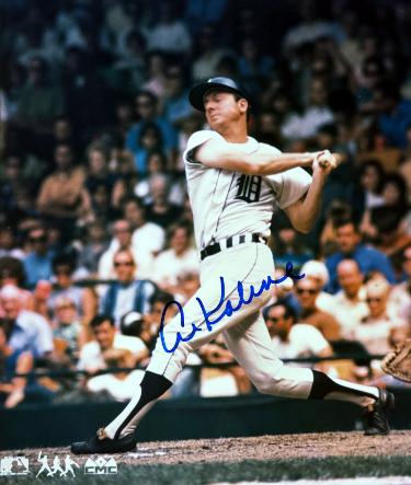 Al Kaline signed Detroit Tigers MLB 8x10 Photo imperfect- Tuff Stuff COA (HOF)