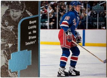 Wayne Gretzky 1999 Upper Deck Year of the Great One Card #GO10 (New York Rangers)