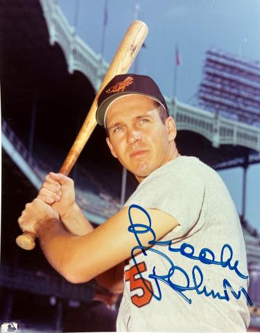 Brooks Robinson signed Baltimore Orioles MLB 8x10 Photo imperfect- CSA COA