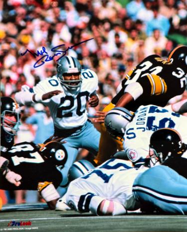 Mel Renfro signed Dallas Cowboys NFL 8x10 Photo imperfect- COA (HOF)