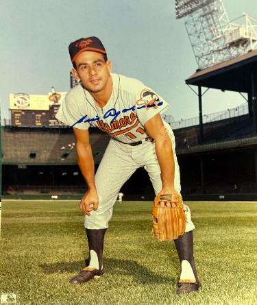 Luis Aparicio signed Baltimore Orioles MLB Licensed 8x10 Photo imperfect- COA
