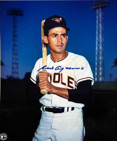 Luis Aparicio signed Baltimore Orioles MLB 8x10 Photo imperfect- COA/Show Ticket