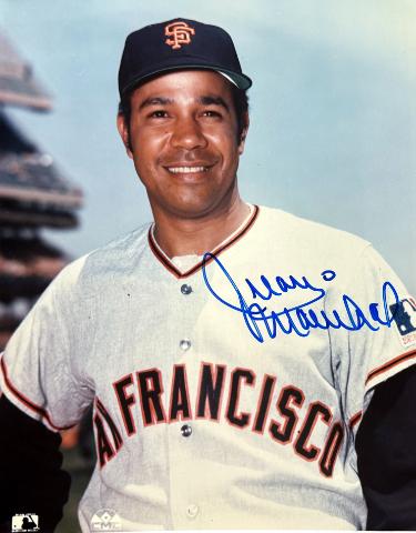 Juan Marichal signed San Francisco Giants MLB 8x10 Photo imperfect- COA (HOF)