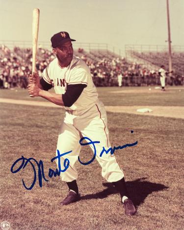 Monte Irvin signed New York Giants MLB 8x10 Photo imperfect- COA (HOF)