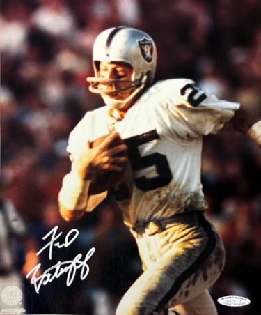 Fred Biletnikoff signed Oakland Raiders 8x10 Photo minor dings- Sports World Collectibles COA