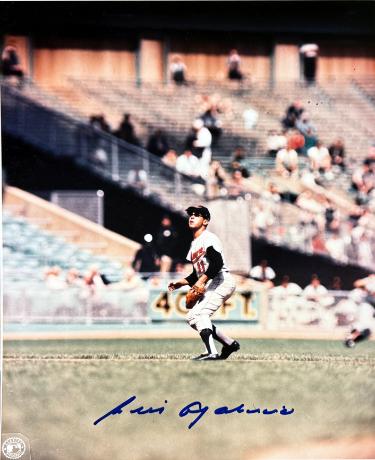Luis Aparicio signed Baltimore Orioles MLB 8x10 Photo imperfect- COA/Show Ticket