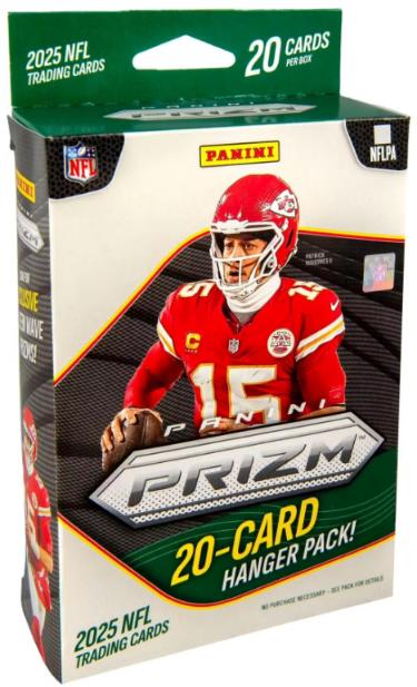 2025 Panini Prizm NFL Hanger Box- Exclusvie Green Wave Prizms NEW/Factory Sealed
