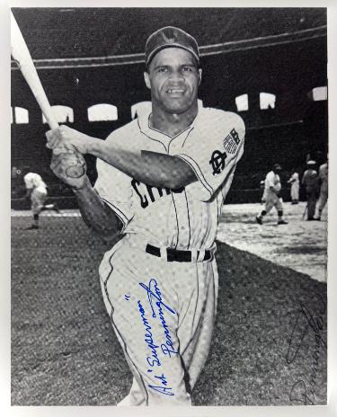 Art Superman Pennington signed Chicago American Giants 8x10 Photo- COA & Ticket