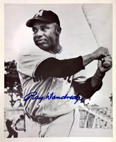 Ray Dandridge signed Minneapolis Millers Negro League 8X10 Photo- COA (HOF)