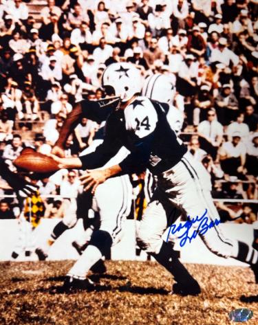 Eddie LeBaron signed Dallas Cowboys 8x10 Photo imperfect- CSA Holo/Ticket/1st QB