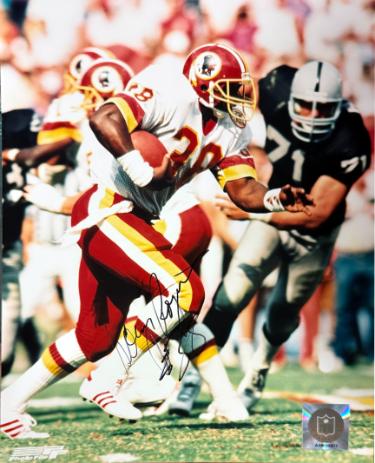 George Rogers signed Washington NFL 8x10 Photo imperfect #38- COA/Show Ticket