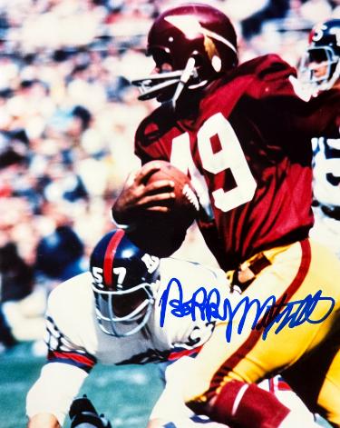 Bobby Mitchell signed Washington 8x10 Photo imperfect- NFL Alumni LOA (HOF)