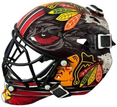 Chicago Blackhawks NHL Franklin Sports Replica Mini Goalie Hockey Mask - NEW (No Box)