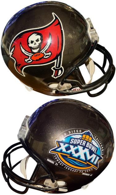 Tampa Bay Buccaneers/Super Bowl XXXVII Logo Riddell FS Rep Helmet