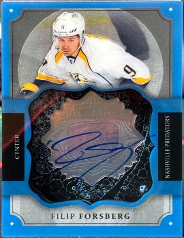 Filip Forsberg signed 2013-14 Upper Deck The Cup Rookie Brilliance Card #B-FF (Nashville Predators)