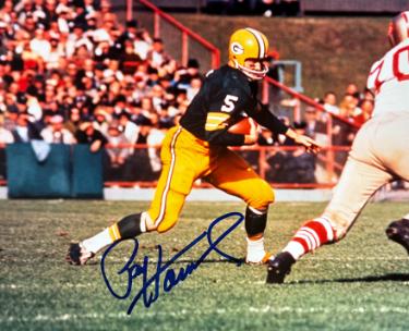Paul Hornung signed Green Bay Packers 8X10 Photo imperfect- Tuff Stuff COA/HOF