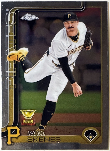 Paul Skenes 2025 Topps Chrome All Star Rookie Cup Card #300 (Pittsburgh Pirates)