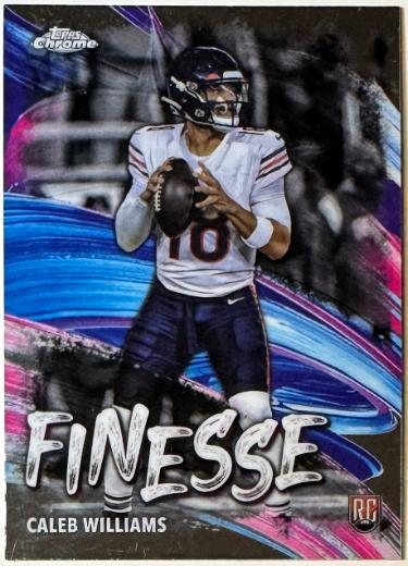 Caleb Williams 2024 Topps Chrome Finesse Rookie Card (RC) #F-1 (Chicago Bears)