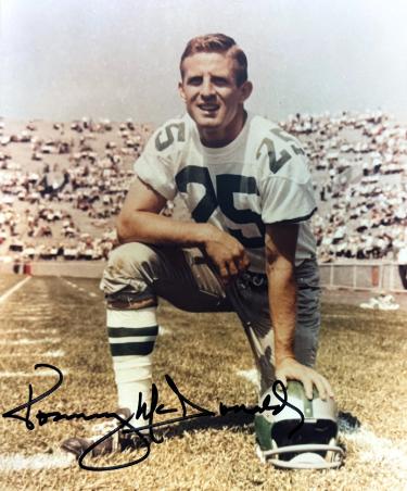 Tommy McDonald signed Philadelphia Eagles 8x10 Photo imperfect- COA (HOF)