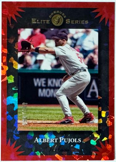 Albert Pujols 2025 Donruss Elite Series Red Ice Card #12- /149 (St. Louis Cardinals)