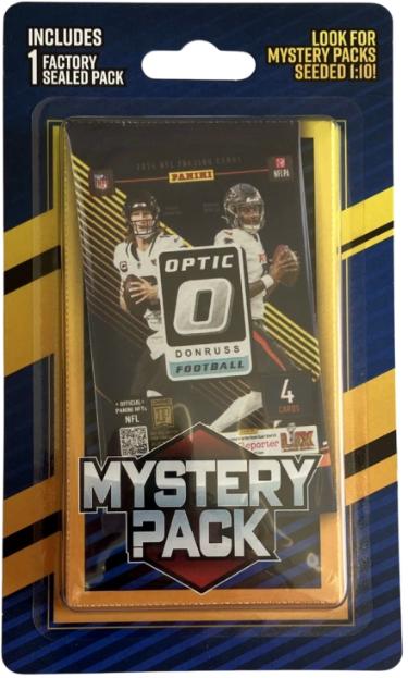 2024 Optic Donruss NFL Football Trading Card Mystery Pack 4 Card -Factory Sealed