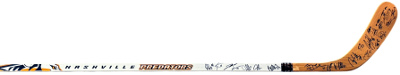 2011-12 Nashville Predators Team Signed LTD ED 56� NHL Hockey Stick 22 SIGS- BECKETT Weber/Fisher/Josi/Rinne/Suter