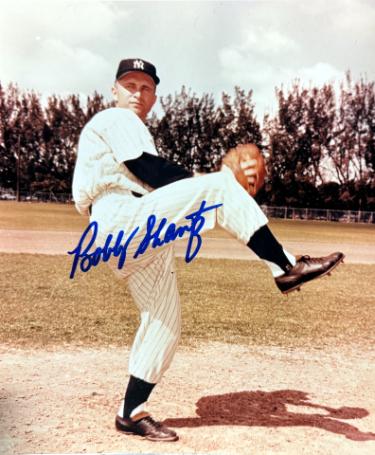 Bobby Shantz signed New York Yankees 8x10 Photo - COA (World Series Champ/8x GG)