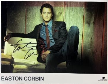 Easton Corbin Signed Mercury/Universal Promo 8.5x11 Photo Imperfection- COA
