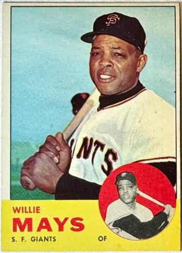 Willie Mays 1963 Topps Card #300 (San Francisco Giants/HOF)
