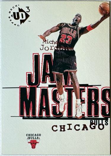 Michael Jordan 1996-97 Upper Deck UD3 Jam Masters Card #15 (Chicago Bulls/HOF)