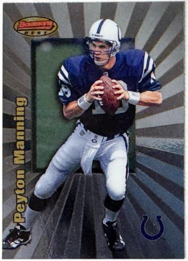 Peyton Manning 1998 Bowman's Best Rookie Card (RC) #112 (Indianapolis Colts/HOF)