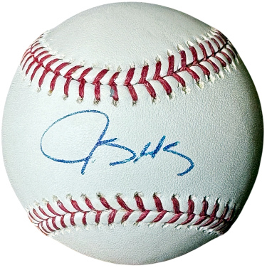 James Shields signed Rawlings Official Major League Baseball- MLB Holo #EK006144