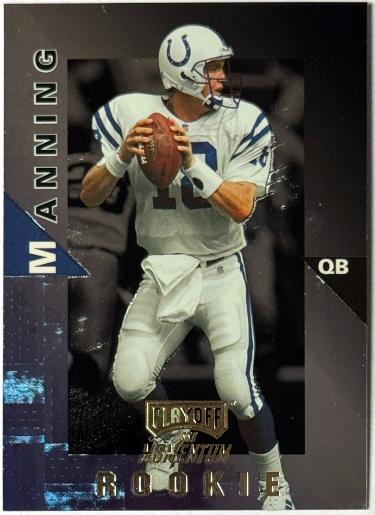 Peyton Manning 1998 Playoff Momentum Hobby Rookie Card #98 (Indianapolis Colts/HOF)