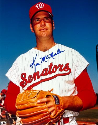 Ken McMullen signed Washington Senators MLB Licensed 8x10 Photo imperfect- COA