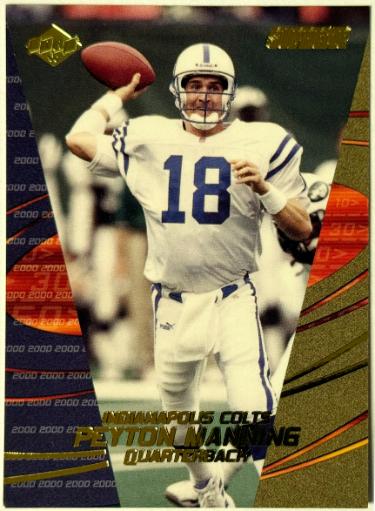 Peyton Manning 2000 Collector's Edge Supreme Preview Card #PM (Indianapolis Colts/HOF)