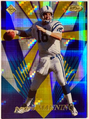 Peyton Manning 1998 Collector's Edge Masters Preview Rookie Card RC #RM1 (Indianapolis Colts/HOF)