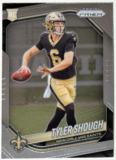 Tyler Shough 2025 Panini Prizm Rookies Card (RC) #327 (New Orleans Saints)