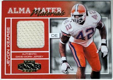 Jevon Kearse 2001 Playoff Honors Alma Mater Materials Card #AM11 (Florida Gators)