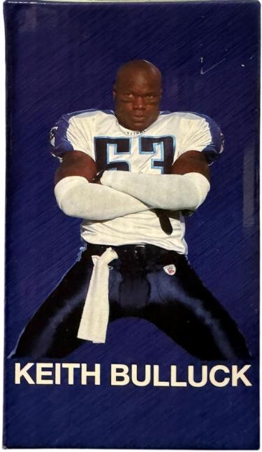 Keith Bulluck 2016 Tennessee Titans Idegy Bobblehead Season Ticket Holders Gift