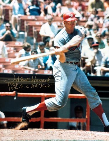 Frank Howard signed Washington Senators 8x10 Photo 68, 70 AL HR King imperfect- COA