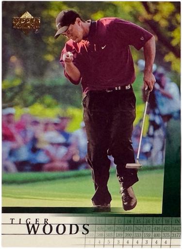 Tiger Woods 2001 Upper Deck Golf PGA Rookie Card (RC) #1