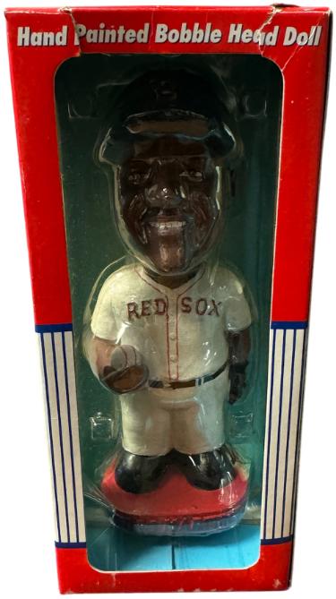 Pedro Martinez Boston Red Sox Hand Painted Bobblehead -New w/ Box Dings