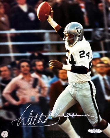Willie Brown signed Oakland Raiders NFL Licensed 8x10 Photo minor dings- Sports World Collectibles #A32682/COA (HOF)