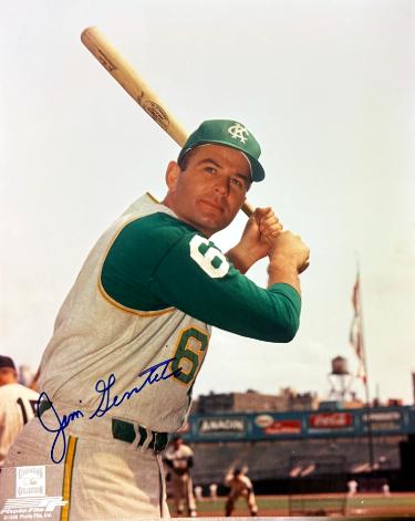 Jim Gentile signed Kansas City A's 8x10 Photo MLB 8x10 Photo imperfect- COA