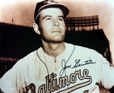 Jim Gentile signed Baltimore Orioles MLB Licensed 8x10 Photo imperfect- COA