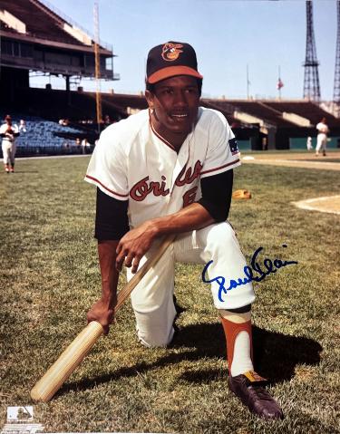 Paul Blair signed Baltimore Orioles MLB 8x10 Photo Dings COA (4X WS Champ/8X GG)