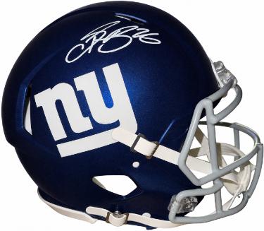 Saquon Barkley signed New York Giants Riddell NFL Full Size Speed Authentic Helmet #26- Beckett Witnessed