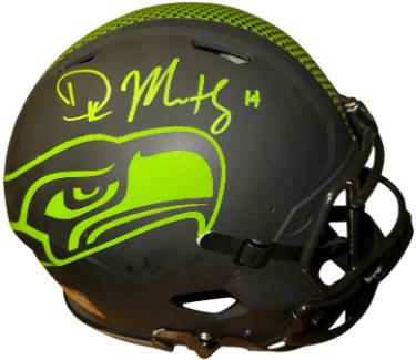 DK (D.K.) Metcalf signed Seattle Seahawks Riddell NFL Eclipse FS Speed Authentic Helmet #14- Mill Creek Hologram
