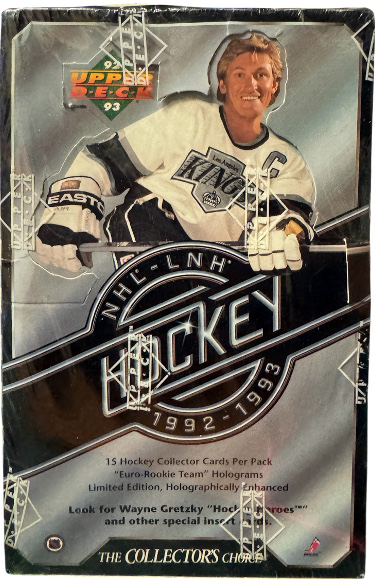 1992-93 Upper Deck NHL-LNH Hockey The Collectors Choice Factory Sealed Wax Box-36PKS/15CPP