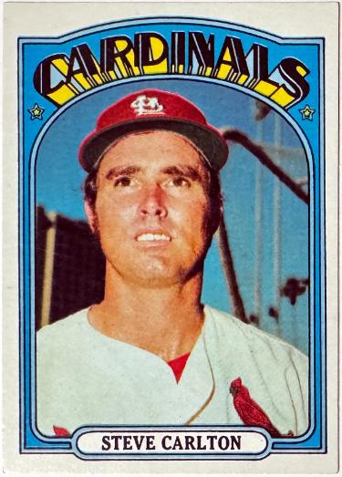 Steve Carlton 1972 Topps Card #420 EX (St. Louis Cardinals/HOF)